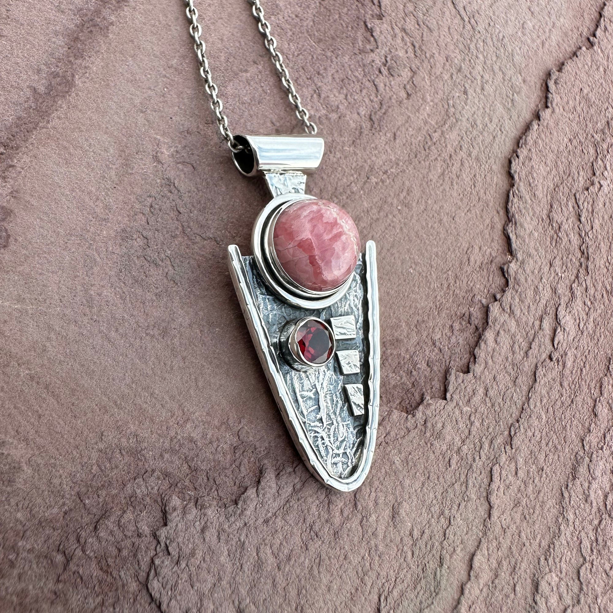 Warrior Heart Shield Pendant