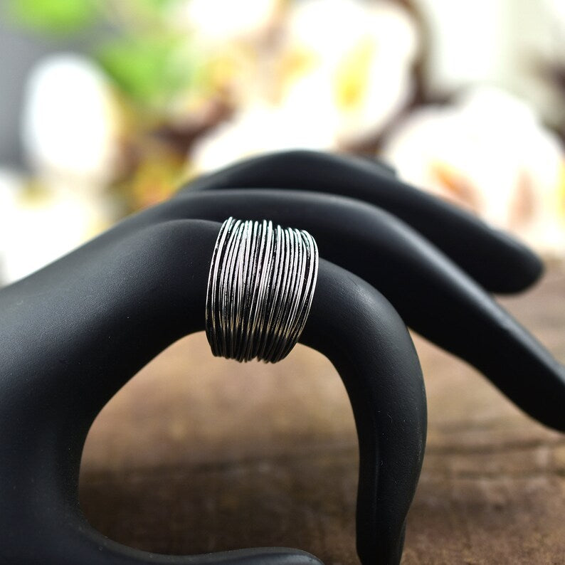 Silvercoil Relic Ring- 925 silver