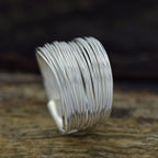 Silvercoil Relic Ring- 925 silver