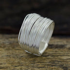 Silvercoil Relic Ring- 925 silver