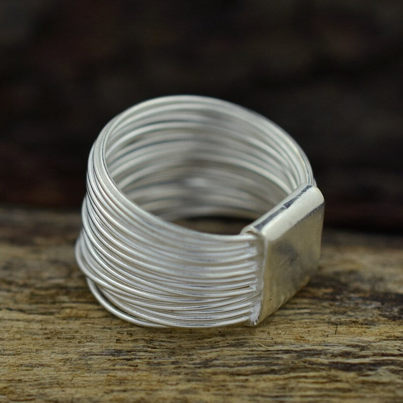 Silvercoil Relic Ring- 925 silver