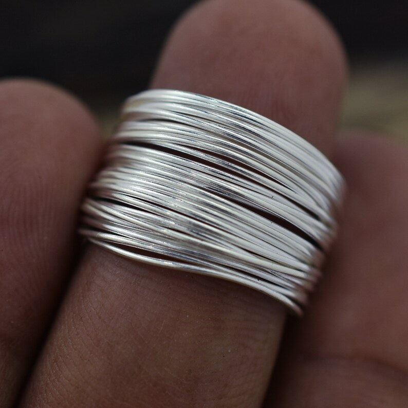 Silvercoil Relic Ring- 925 silver
