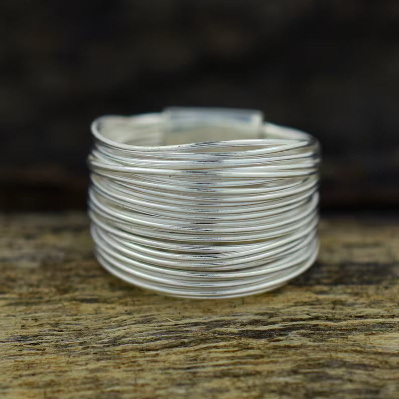 Silvercoil Relic Ring- 925 silver