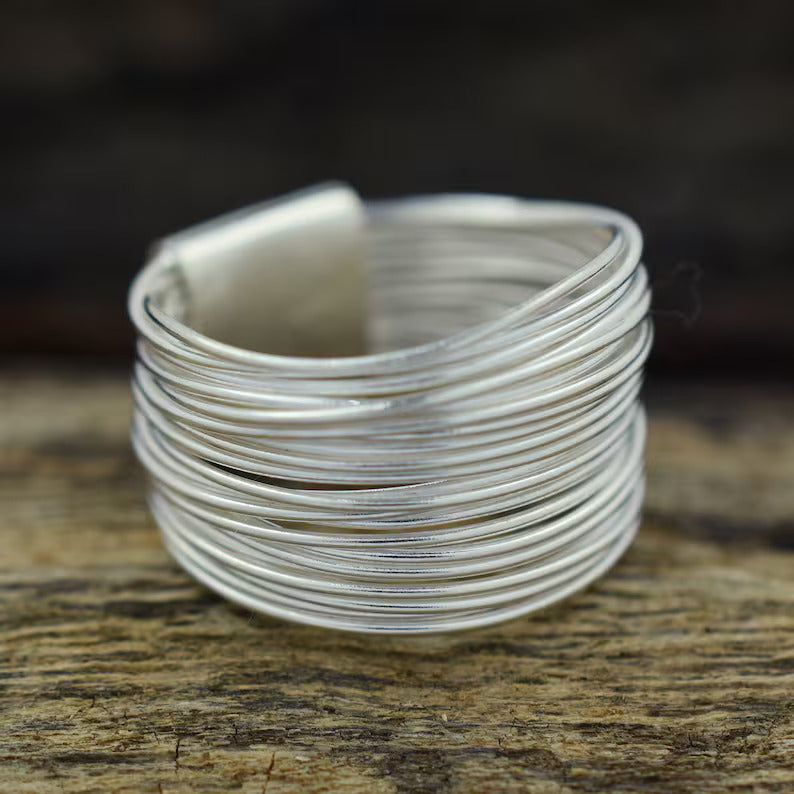 Silvercoil Relic Ring- 925 silver